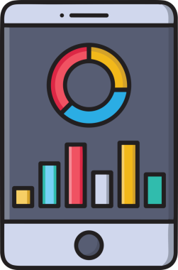 Grafik simgesi png biçimi sunum tasarımı için yüksek kalite web uygulama mobil şablon grafik bilgi analizi iş raporu mali istatistik eğitimi etkileşimli modern minimalist