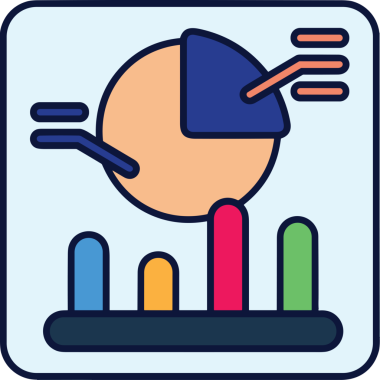 Grafik simgesi png biçimi sunum tasarımı için yüksek kalite web uygulama mobil şablon grafik bilgi analizi iş raporu mali istatistik eğitimi etkileşimli modern minimalist