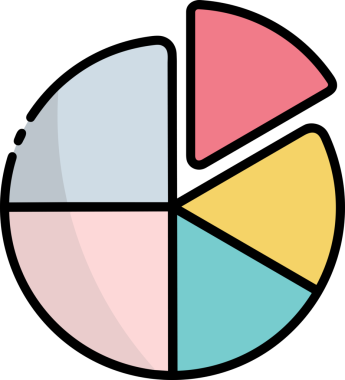 Grafik simgesi png biçimi sunum tasarımı için yüksek kalite web uygulama mobil şablon grafik bilgi analizi iş raporu mali istatistik eğitimi etkileşimli modern minimalist