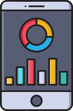 Grafik simgesi png biçimi sunum tasarımı için yüksek kalite web uygulama mobil şablon grafik bilgi analizi iş raporu mali istatistik eğitimi etkileşimli modern minimalist