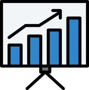 Grafik simgesi png biçimi sunum tasarımı için yüksek kalite web uygulama mobil şablon grafik bilgi analizi iş raporu mali istatistik eğitimi etkileşimli modern minimalist