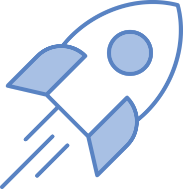 Modern Tasarım, Web, Uygulama ve Dijital İllüstrasyon için Roket Simgesi PNG Biçimi