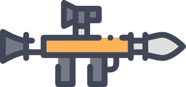 Modern Tasarım, Web, Uygulama ve Dijital İllüstrasyon için Roket Simgesi PNG Biçimi