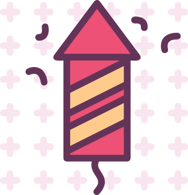 Modern Tasarım, Web, Uygulama ve Dijital İllüstrasyon için Roket Simgesi PNG Biçimi