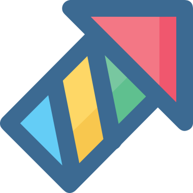 Modern Tasarım, Web, Uygulama ve Dijital İllüstrasyon için Roket Simgesi PNG Biçimi