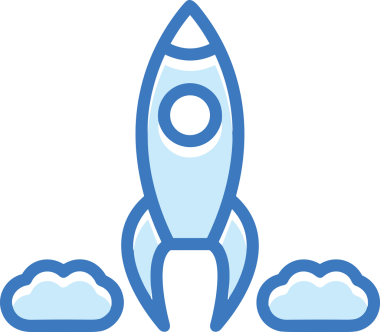 Modern Tasarım, Web, Uygulama ve Dijital İllüstrasyon için Roket Simgesi PNG Biçimi
