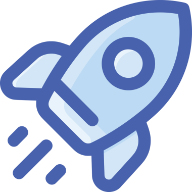 Modern Tasarım, Web, Uygulama ve Dijital İllüstrasyon için Roket Simgesi PNG Biçimi