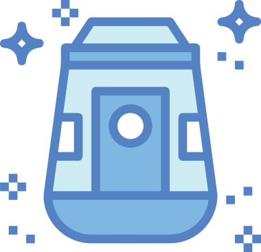 Modern Tasarım, Web, Uygulama ve Dijital İllüstrasyon için Roket Simgesi PNG Biçimi