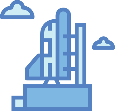 Modern Tasarım, Web, Uygulama ve Dijital İllüstrasyon için Roket Simgesi PNG Biçimi