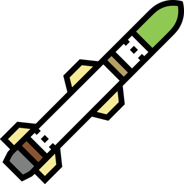 Modern Tasarım, Web, Uygulama ve Dijital İllüstrasyon için Roket Simgesi PNG Biçimi