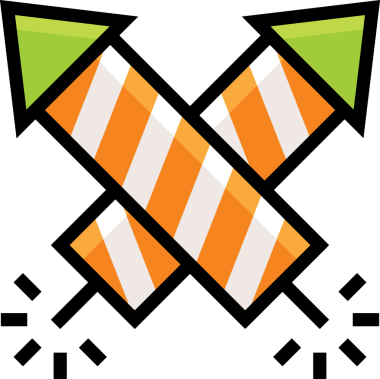 Modern Tasarım, Web, Uygulama ve Dijital İllüstrasyon için Roket Simgesi PNG Biçimi