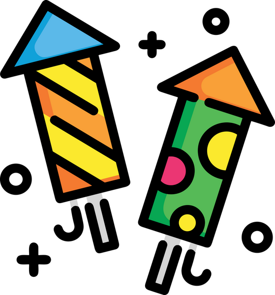 Modern Tasarım, Web, Uygulama ve Dijital İllüstrasyon için Roket Simgesi PNG Biçimi