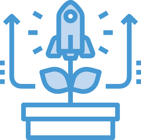 Modern Tasarım, Web, Uygulama ve Dijital İllüstrasyon için Roket Simgesi PNG Biçimi