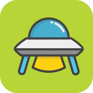 Modern Tasarım, Web, Uygulama ve Dijital İllüstrasyon için Roket Simgesi PNG Biçimi