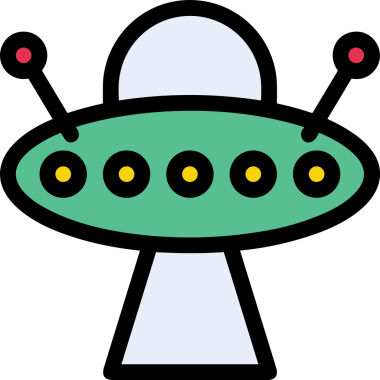 Modern Tasarım, Web, Uygulama ve Dijital İllüstrasyon için Roket Simgesi PNG Biçimi