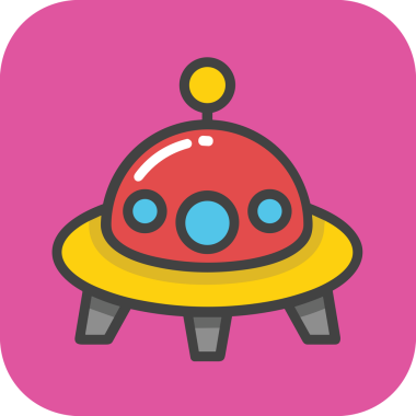 Modern Tasarım, Web, Uygulama ve Dijital İllüstrasyon için Roket Simgesi PNG Biçimi