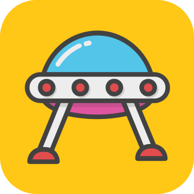 Modern Tasarım, Web, Uygulama ve Dijital İllüstrasyon için Roket Simgesi PNG Biçimi