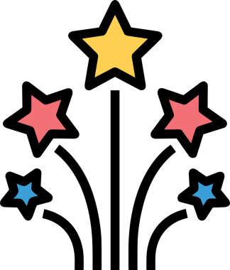 Modern Tasarım, Web, Uygulama ve Dijital İllüstrasyon için Roket Simgesi PNG Biçimi