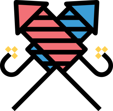 Modern Tasarım, Web, Uygulama ve Dijital İllüstrasyon için Roket Simgesi PNG Biçimi