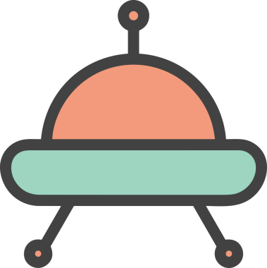 Modern Tasarım, Web, Uygulama ve Dijital İllüstrasyon için Roket Simgesi PNG Biçimi