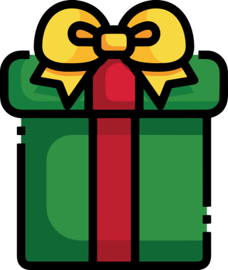 Hediye Kutusu Simgesi Simgesi PNG Yüksek Çözünürlük Şeffaf Arkaplan Vektörü İllüstrasyonu Doğum Günü Yıldönümü Yıldönümü Hediye Paketi Düz Tasarım Dijital Sanat Grafik İndirmesi