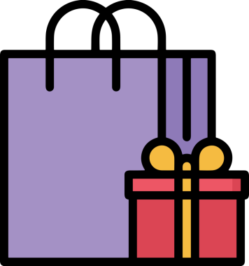 Hediye Kutusu Simgesi Simgesi PNG Yüksek Çözünürlük Şeffaf Arkaplan Vektörü İllüstrasyonu Doğum Günü Yıldönümü Yıldönümü Hediye Paketi Düz Tasarım Dijital Sanat Grafik İndirmesi