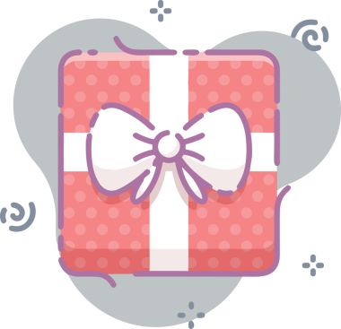 Hediye Kutusu Simgesi Simgesi PNG Yüksek Çözünürlük Şeffaf Arkaplan Vektörü İllüstrasyonu Doğum Günü Yıldönümü Yıldönümü Hediye Paketi Düz Tasarım Dijital Sanat Grafik İndirmesi