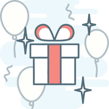 Hediye Kutusu Simgesi Simgesi PNG Yüksek Çözünürlük Şeffaf Arkaplan Vektörü İllüstrasyonu Doğum Günü Yıldönümü Yıldönümü Hediye Paketi Düz Tasarım Dijital Sanat Grafik İndirmesi