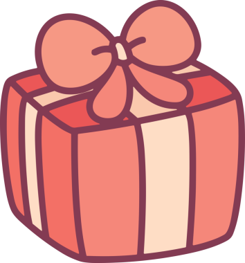 Hediye Kutusu Simgesi Simgesi PNG Yüksek Çözünürlük Şeffaf Arkaplan Vektörü İllüstrasyonu Doğum Günü Yıldönümü Yıldönümü Hediye Paketi Düz Tasarım Dijital Sanat Grafik İndirmesi