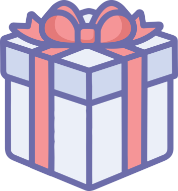 Hediye Kutusu Simgesi Simgesi PNG Yüksek Çözünürlük Şeffaf Arkaplan Vektörü İllüstrasyonu Doğum Günü Yıldönümü Yıldönümü Hediye Paketi Düz Tasarım Dijital Sanat Grafik İndirmesi