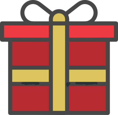 Hediye Kutusu Simgesi Simgesi PNG Yüksek Çözünürlük Şeffaf Arkaplan Vektörü İllüstrasyonu Doğum Günü Yıldönümü Yıldönümü Hediye Paketi Düz Tasarım Dijital Sanat Grafik İndirmesi