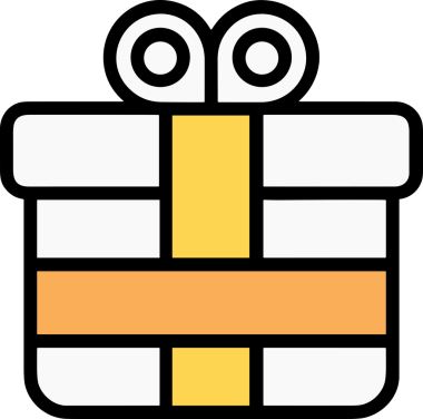 Hediye Kutusu Simgesi Simgesi PNG Yüksek Çözünürlük Şeffaf Arkaplan Vektörü İllüstrasyonu Doğum Günü Yıldönümü Yıldönümü Hediye Paketi Düz Tasarım Dijital Sanat Grafik İndirmesi