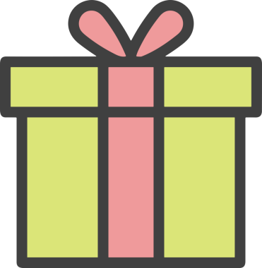 Hediye Kutusu Simgesi Simgesi PNG Yüksek Çözünürlük Şeffaf Arkaplan Vektörü İllüstrasyonu Doğum Günü Yıldönümü Yıldönümü Hediye Paketi Düz Tasarım Dijital Sanat Grafik İndirmesi