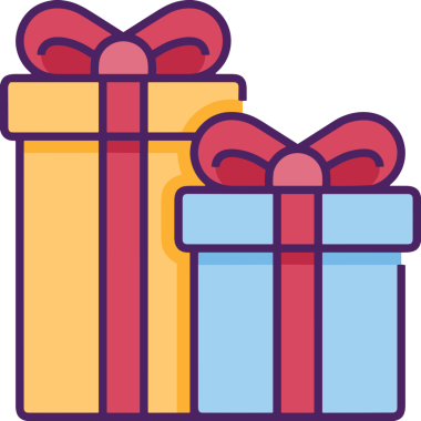 Hediye Kutusu Simgesi Simgesi PNG Yüksek Çözünürlük Şeffaf Arkaplan Vektörü İllüstrasyonu Doğum Günü Yıldönümü Yıldönümü Hediye Paketi Düz Tasarım Dijital Sanat Grafik İndirmesi