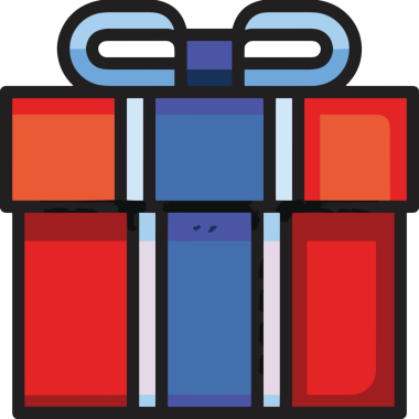 Hediye Kutusu Simgesi Simgesi PNG Yüksek Çözünürlük Şeffaf Arkaplan Vektörü İllüstrasyonu Doğum Günü Yıldönümü Yıldönümü Hediye Paketi Düz Tasarım Dijital Sanat Grafik İndirmesi