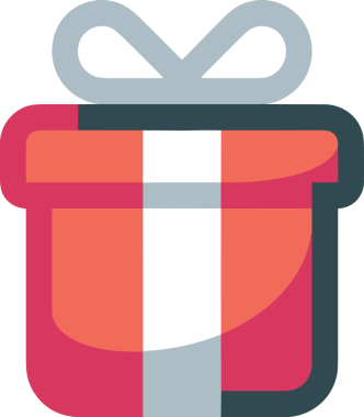 Hediye Kutusu Simgesi Simgesi PNG Yüksek Çözünürlük Şeffaf Arkaplan Vektörü İllüstrasyonu Doğum Günü Yıldönümü Yıldönümü Hediye Paketi Düz Tasarım Dijital Sanat Grafik İndirmesi