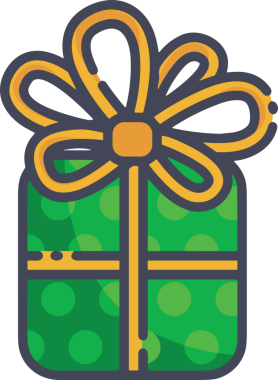 Hediye Kutusu Simgesi Simgesi PNG Yüksek Çözünürlük Şeffaf Arkaplan Vektörü İllüstrasyonu Doğum Günü Yıldönümü Yıldönümü Hediye Paketi Düz Tasarım Dijital Sanat Grafik İndirmesi