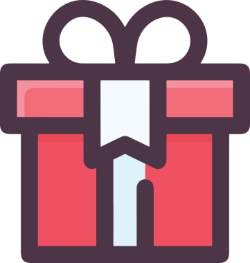 Hediye Kutusu Simgesi Simgesi PNG Yüksek Çözünürlük Şeffaf Arkaplan Vektörü İllüstrasyonu Doğum Günü Yıldönümü Yıldönümü Hediye Paketi Düz Tasarım Dijital Sanat Grafik İndirmesi