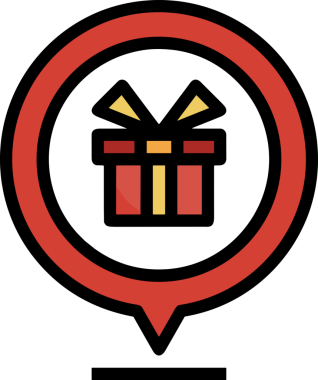 Hediye Kutusu Simgesi Simgesi PNG Yüksek Çözünürlük Şeffaf Arkaplan Vektörü İllüstrasyonu Doğum Günü Yıldönümü Yıldönümü Hediye Paketi Düz Tasarım Dijital Sanat Grafik İndirmesi