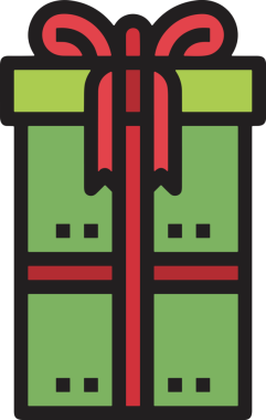 Hediye Kutusu Simgesi Simgesi PNG Yüksek Çözünürlük Şeffaf Arkaplan Vektörü İllüstrasyonu Doğum Günü Yıldönümü Yıldönümü Hediye Paketi Düz Tasarım Dijital Sanat Grafik İndirmesi