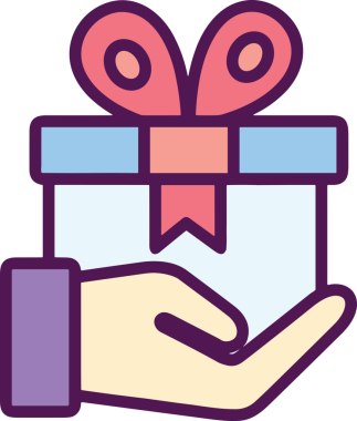Hediye Kutusu Simgesi Simgesi PNG Yüksek Çözünürlük Şeffaf Arkaplan Vektörü İllüstrasyonu Doğum Günü Yıldönümü Yıldönümü Hediye Paketi Düz Tasarım Dijital Sanat Grafik İndirmesi