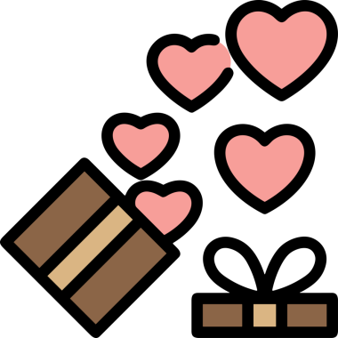 Hediye Kutusu Simgesi Simgesi PNG Yüksek Çözünürlük Şeffaf Arkaplan Vektörü İllüstrasyonu Doğum Günü Yıldönümü Yıldönümü Hediye Paketi Düz Tasarım Dijital Sanat Grafik İndirmesi