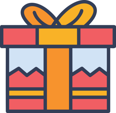 Hediye Kutusu Simgesi Simgesi PNG Yüksek Çözünürlük Şeffaf Arkaplan Vektörü İllüstrasyonu Doğum Günü Yıldönümü Yıldönümü Hediye Paketi Düz Tasarım Dijital Sanat Grafik İndirmesi