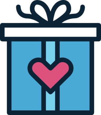 Hediye Kutusu Simgesi Simgesi PNG Yüksek Çözünürlük Şeffaf Arkaplan Vektörü İllüstrasyonu Doğum Günü Yıldönümü Yıldönümü Hediye Paketi Düz Tasarım Dijital Sanat Grafik İndirmesi