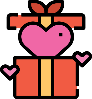 Hediye Kutusu Simgesi Simgesi PNG Yüksek Çözünürlük Şeffaf Arkaplan Vektörü İllüstrasyonu Doğum Günü Yıldönümü Yıldönümü Hediye Paketi Düz Tasarım Dijital Sanat Grafik İndirmesi