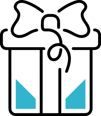 Hediye Kutusu Simgesi Simgesi PNG Yüksek Çözünürlük Şeffaf Arkaplan Vektörü İllüstrasyonu Doğum Günü Yıldönümü Yıldönümü Hediye Paketi Düz Tasarım Dijital Sanat Grafik İndirmesi