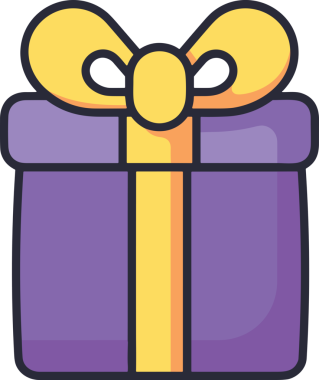 Hediye Kutusu Simgesi Simgesi PNG Yüksek Çözünürlük Şeffaf Arkaplan Vektörü İllüstrasyonu Doğum Günü Yıldönümü Yıldönümü Hediye Paketi Düz Tasarım Dijital Sanat Grafik İndirmesi