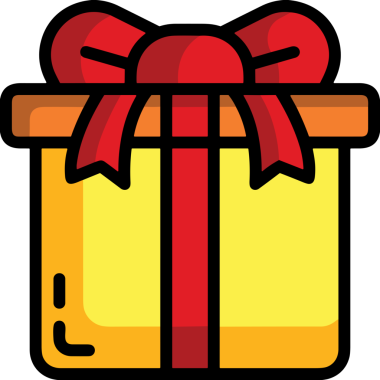 Hediye Kutusu Simgesi Simgesi PNG Yüksek Çözünürlük Şeffaf Arkaplan Vektörü İllüstrasyonu Doğum Günü Yıldönümü Yıldönümü Hediye Paketi Düz Tasarım Dijital Sanat Grafik İndirmesi