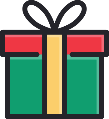 Hediye Kutusu Simgesi Simgesi PNG Yüksek Çözünürlük Şeffaf Arkaplan Vektörü İllüstrasyonu Doğum Günü Yıldönümü Yıldönümü Hediye Paketi Düz Tasarım Dijital Sanat Grafik İndirmesi