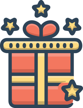 Hediye Kutusu Simgesi Simgesi PNG Yüksek Çözünürlük Şeffaf Arkaplan Vektörü İllüstrasyonu Doğum Günü Yıldönümü Yıldönümü Hediye Paketi Düz Tasarım Dijital Sanat Grafik İndirmesi